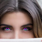 Wielokolorowe oczy - Kurs Photoshop