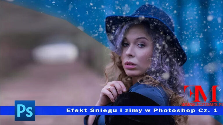 Jak wykonać efekt śniegu – Kurs Adobe Photoshop