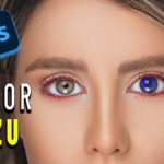 Zmiana koloru oczu - Kurs Adobe Photoshop
