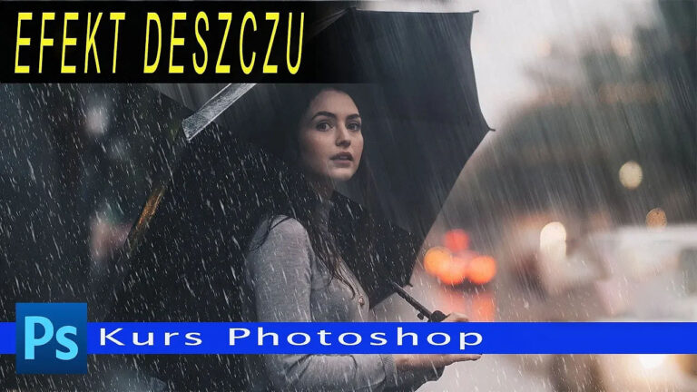 Jak wykonać efekt deszczu w Adobe Photoshop