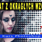 Plakat z okrągłych wzorów. Kurs Photoshop