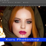 Kurs Photoshop - Efekt skraplania, spływające usta