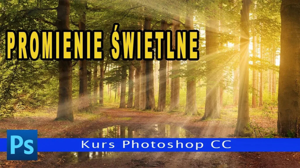 promienie światła w Photoshop