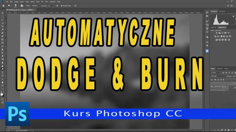 Dodge & Burn w Photoshop CC: Automatyzacja, która odmieni twoją edycję! | Kurs