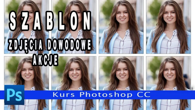 Wykonanie szablonu do wydruku wielu zdjęć paszportowych lub dowodowych w Photoshop