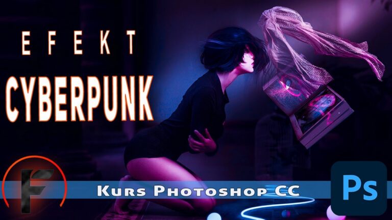 Efekt Cyberpunk w Photoshopie – jak nadać zdjęciom futurystyczny wygląd?