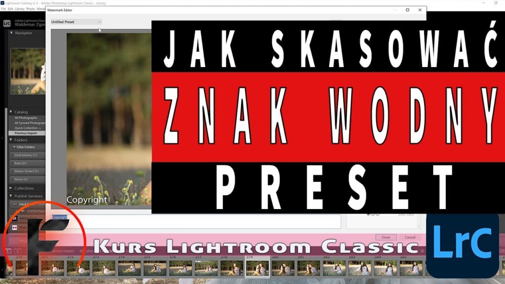 zarządzanie presetami Lightroom