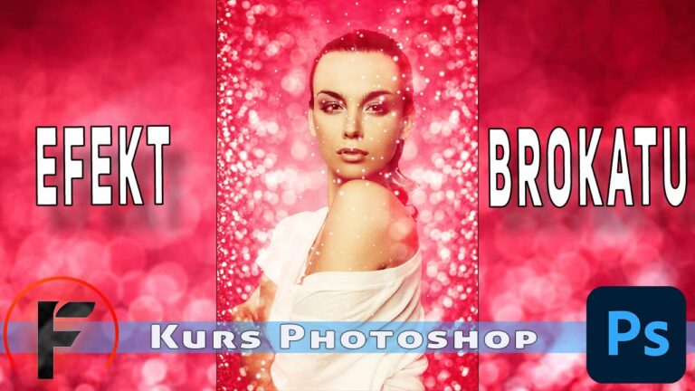 Brokatowy efekt na zdjęciu w Photoshopie – szybki poradnik