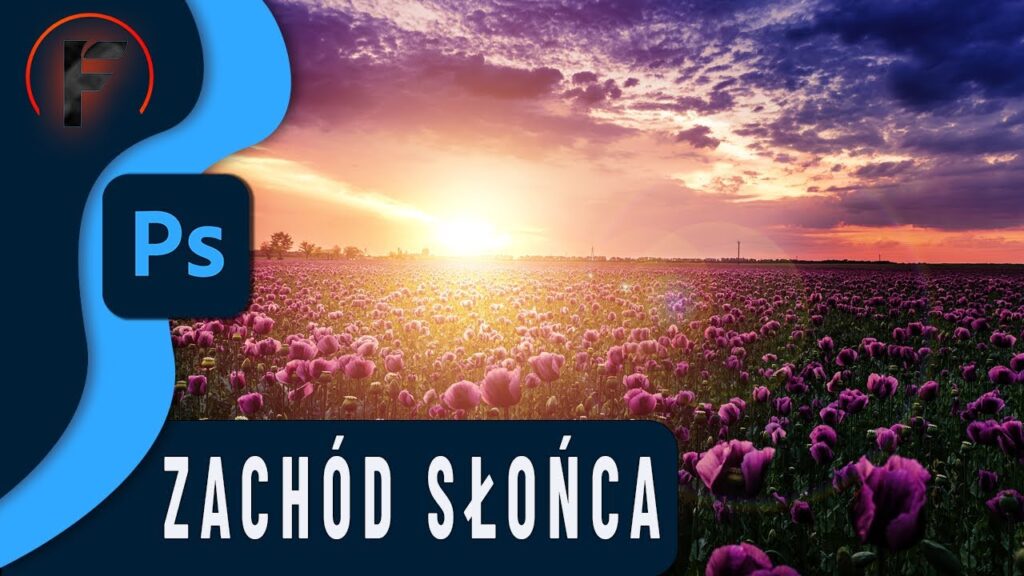 edycja zachodu słońca Photoshop