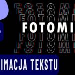 animacja tekstu z efektem glitch