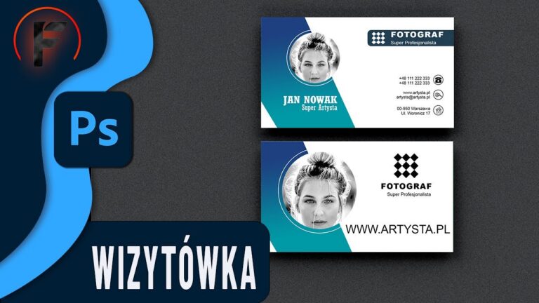 Kreatywne wizytówki w Photoshopie – zrób to sam w kilku krokach