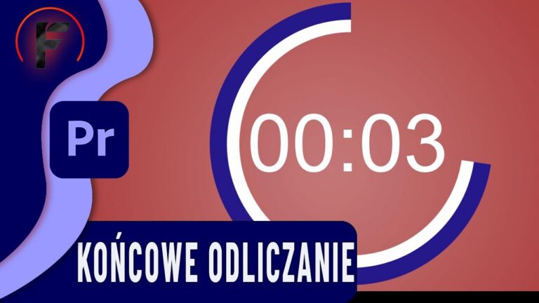 Końcowe odliczanie w filmie: Prosty poradnik dla twórców w Premiere Pro