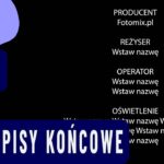 tworzenie napisów końcowych w Premiere Pro