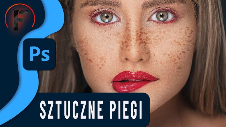 Tworzenie sztucznych piegów w Photoshopie – poradnik dla początkujących