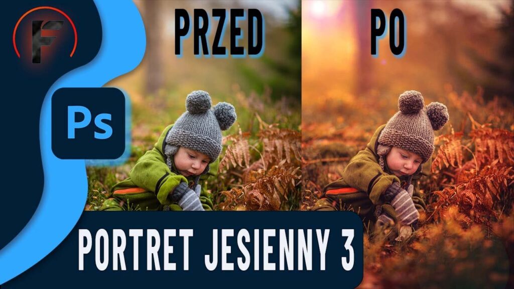 Edycja jesiennego portretu dziecięcego