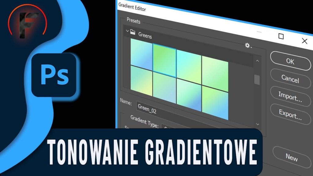 Mapy gradientów w Photoshopie