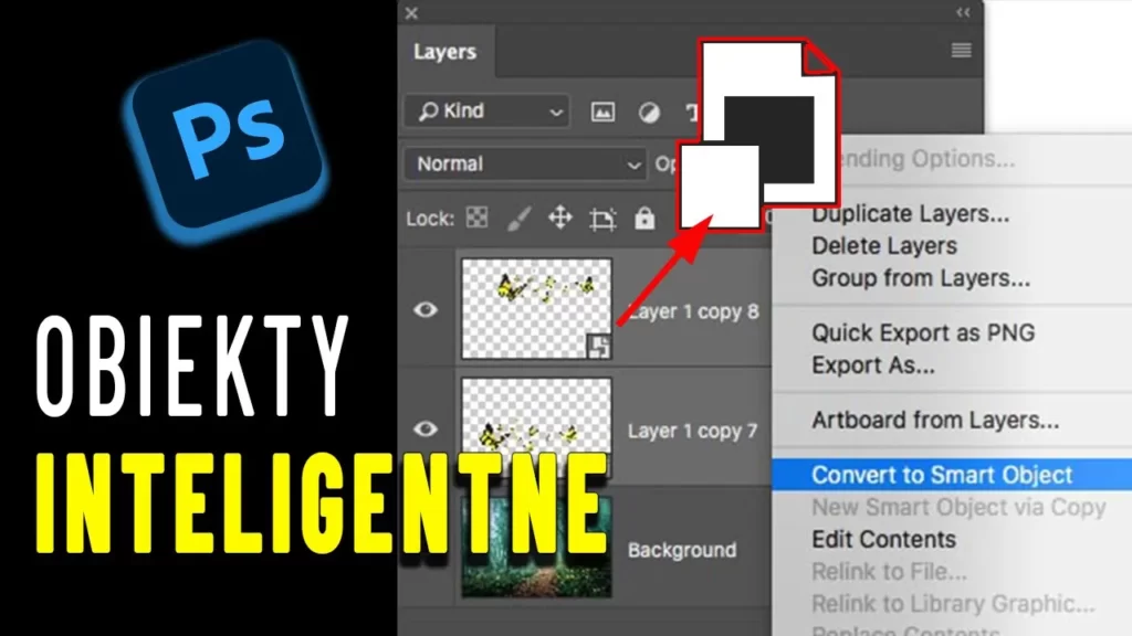 Obiekty inteligentne w Photoshopie