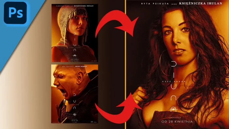 Kurs Photoshopa – Odkryj techniki plakatu DUNE II jak z Hollywood