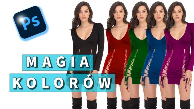 Edycja kolorów w Photoshopie – Zmień czarny kolor na żywe barwy