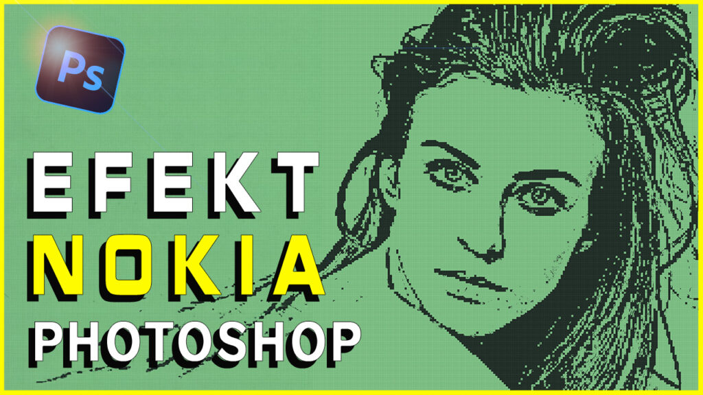 efekt starej Nokii w Photoshopie