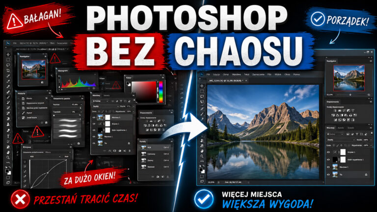 Przestrzeń robocza w Photoshopie: genialny porządek